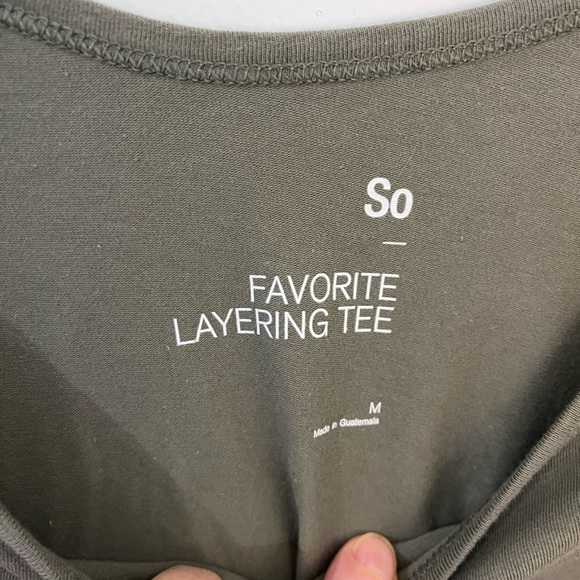 NWT So layering Tee Sz M - Picture 5 of 8